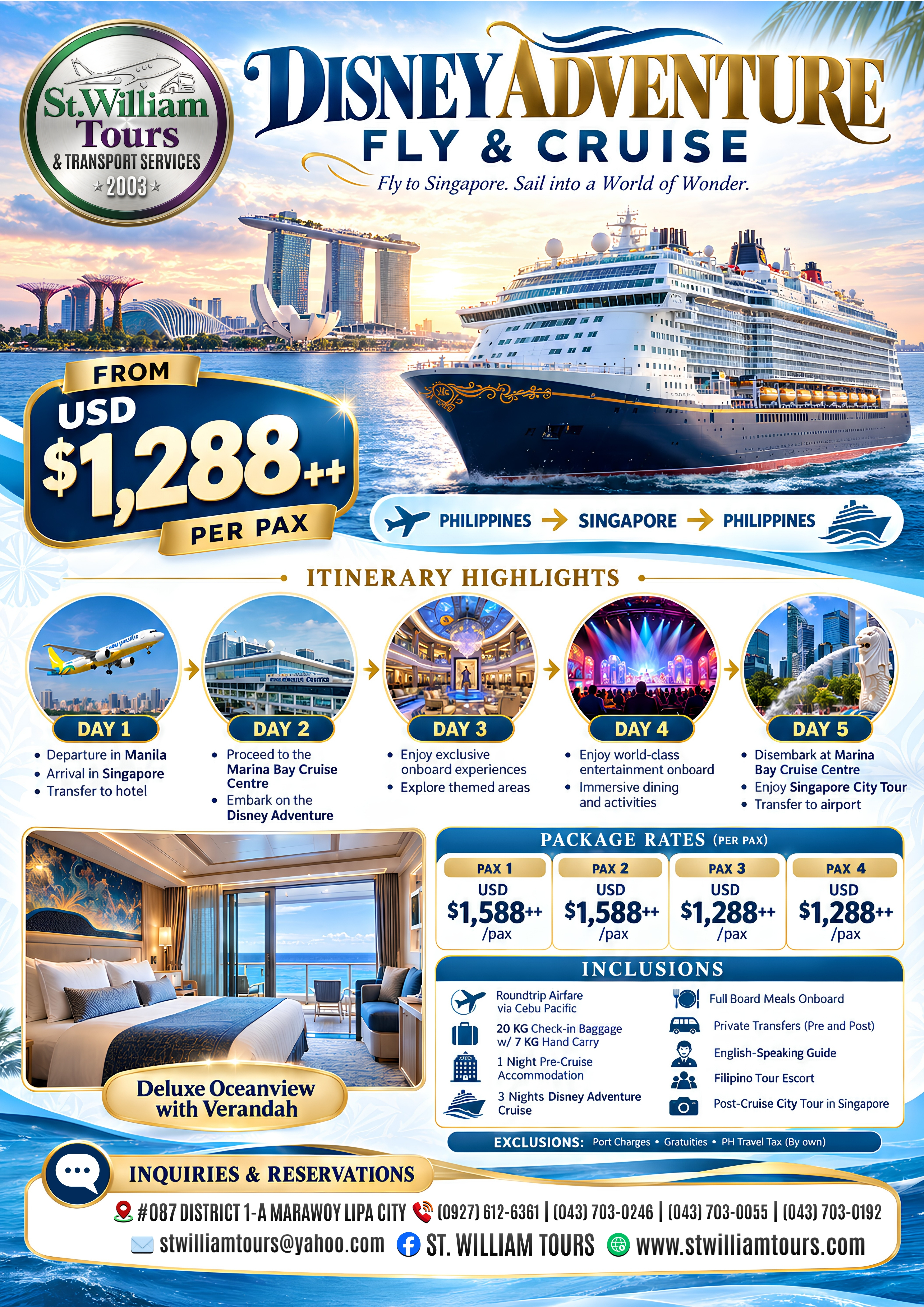 DISNEY ADVENTURE CRUISE